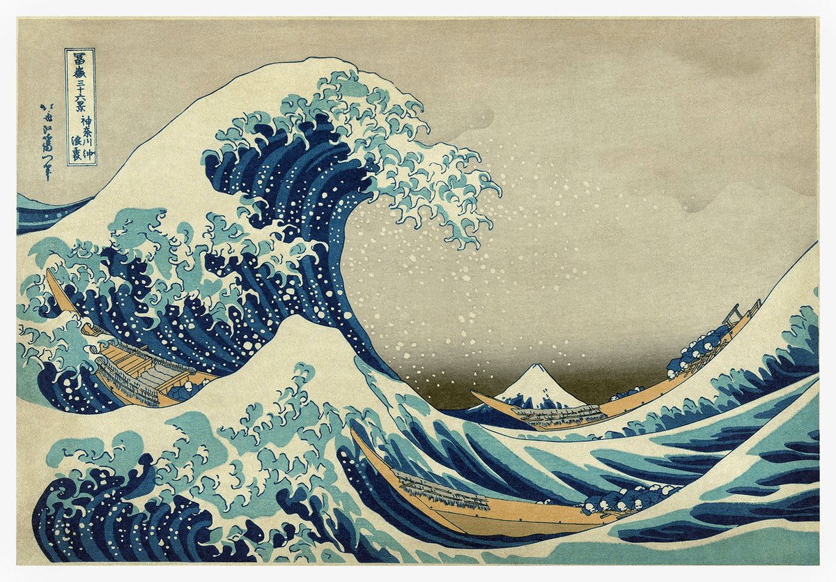 Hokusai — A Onda de Kanagawa